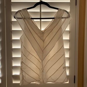 Banana Republic (NWT) cream cap sleeve blouse